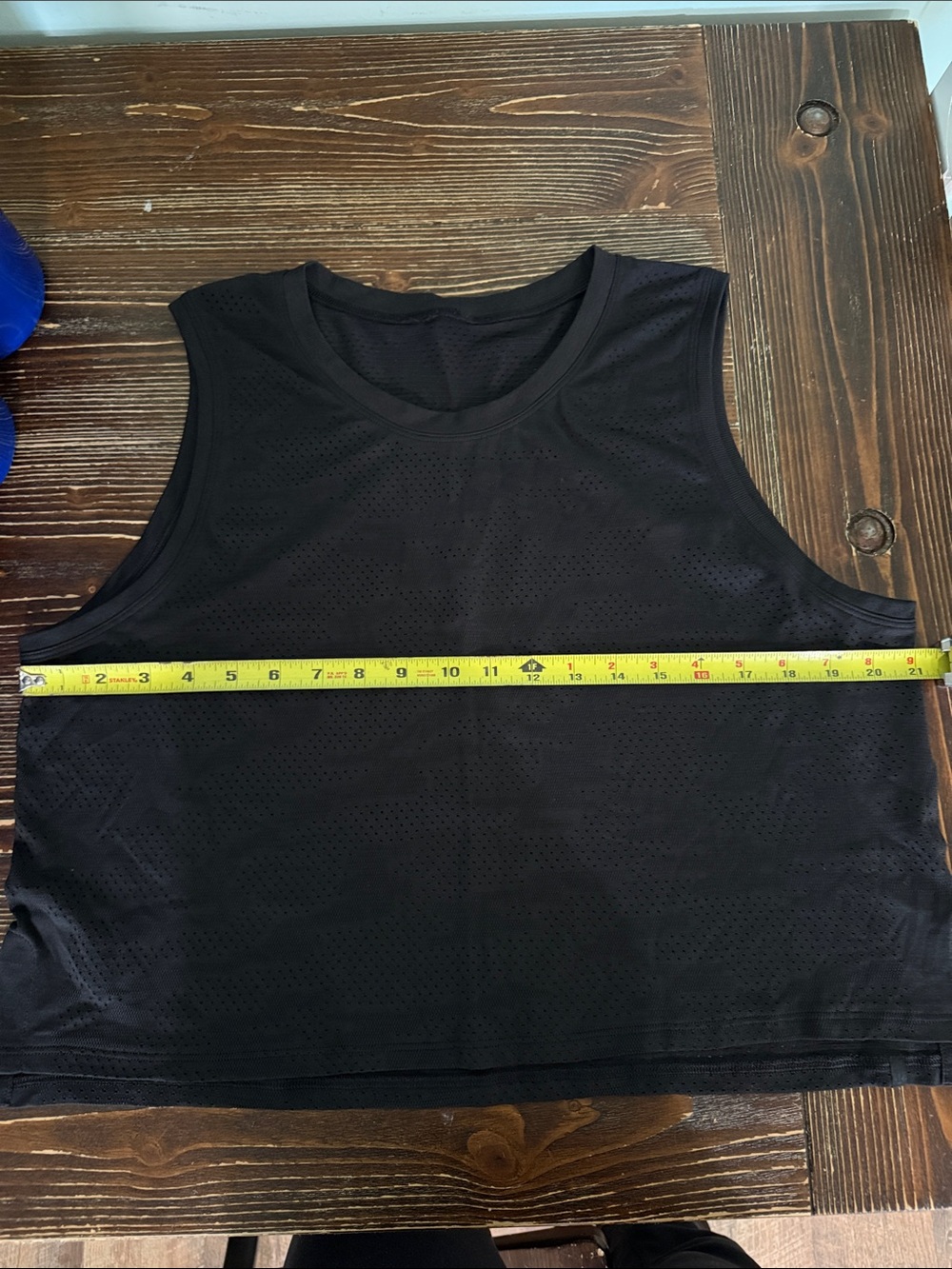 lululemon athletica Black mesh tank